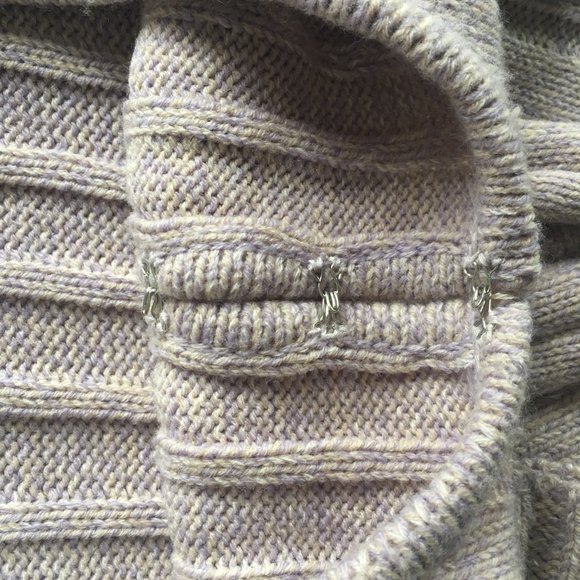 Medium Light Pink Cropped Flyaway Sweater from Garage, EUC - Picture 4 of 4